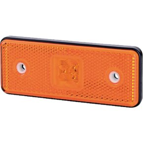 gopart Lampă gabarit LED dreptunghiulară portocalie 12-24V 112x45x11mm 3 LED-uri