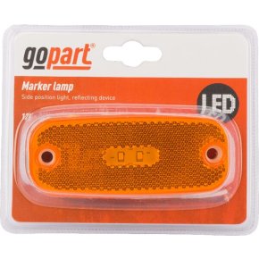 gopart Lumină semnalizare LED Portocaliu 12-24V