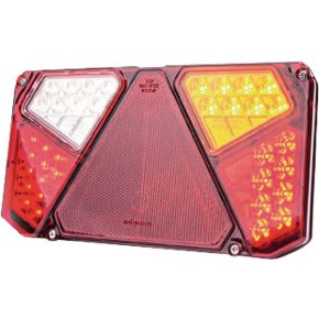 Kramp Lampă spate multifuncțională LED Dreapta Dreptunghiulară 12-24V 242x134x36