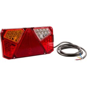 Kramp Lampă spate multifuncțională LED stânga dreptunghiulară 12-24V 242x134x36