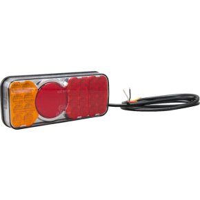 Kramp Lampă spate multifuncțională LED dreptunghiulară 12-24V 200
