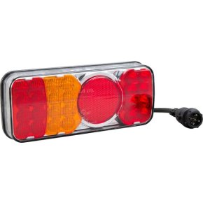 Kramp Lampă multifuncțională spate dreptunghiulară LED 5 pini stânga 12-24V