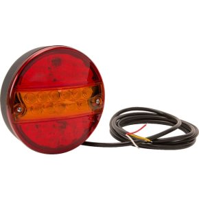 Kramp Lampă multifuncțională spate LED rotundă 24V rezistență integrată diametru 142mm