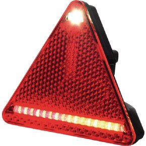 Kramp Lampă spate multifuncțională LED Dreapta Triunghiulară 12-24V 163x144x38