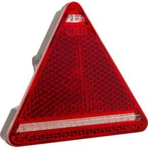 Kramp Lampă spate multifuncțională LED dreapta triunghiulară 12-24V 163x144x38