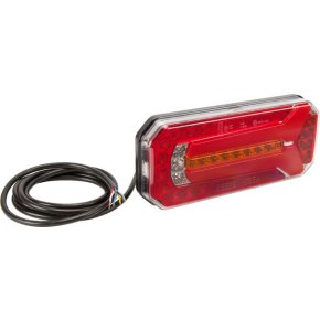 Kramp Lampă spate multifuncțională LED dreptunghiulară 12-24V 236x104x61