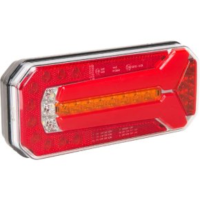 Kramp Lampă spate multifuncțională LED dreptunghiulară 12-24V 236x104x61