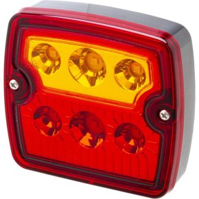 Kramp Lampă Spate Multifuncțională LED 12V/24V IP68 Pătrat