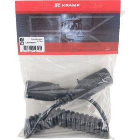 Cablu spiralat LA404109 12V/7 pini 1,75 m Kramp