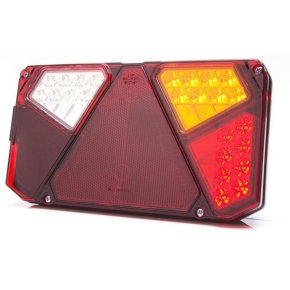 Kramp Lampă spate multifuncțională LED Dreapta Rectangulară 12-24V 242x134x36