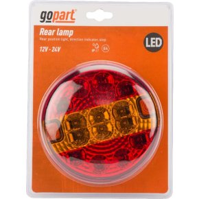 Kramp Lumină spate LED Rotund 12-24V Ø 140mm