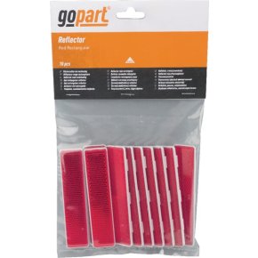 Reflector LA75015 dreptunghiular roșu 105x24x6 mm gopart