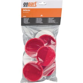 Reflectorizant LA75021 Rotund Roșu Montare cu șurub 78 mm gopart