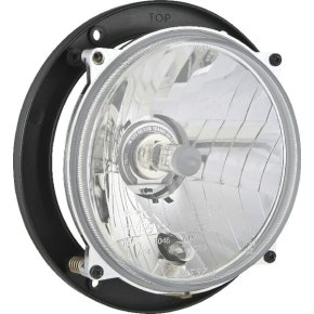 Kramp Unitate lampă frontală H4 Rotund 139mm 12-24V Alb