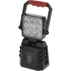 Kramp Lampă de lucru LED reîncărcabilă cu mâner 9 LED-uri de mare putere alb/portocaliu LA8333