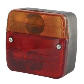 Kramp Lumină Spate Pătrată 12/24V 100x50x95mm