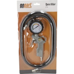 gopart Pistol aer comprimat cu manometru pentru anvelope LT408GP cu 2m furtun