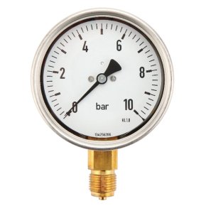 Manometru MA10010L08SS 7011 0-10 bar 100 mm 1/2" ET