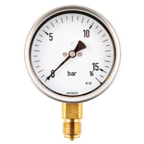 Manometru MA10016L08SSGF 7211 0-16 bar Ø100 mm 1/2 in ET