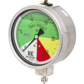 WIKA Manometru MA1002060 100 1/4" AHL inferior fix Analogic 100 mm