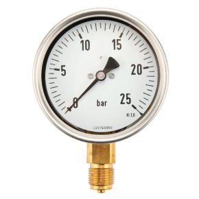 Manometru MA10025L08SSGF 7211 0-25 bar 1/2" jos Ø100 mm ET