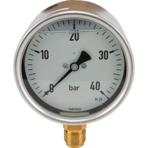 Manometru MA10040L08SSGF 7211 Glicerină 100 mm 1/2 in ET