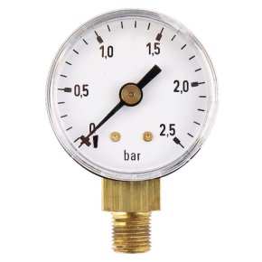 Manometru MA40025L02ST 6001 0-2,5 bar Conectare inferioară Ø40 mm 1/8 in ET
