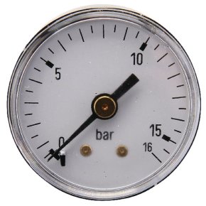 Manometru MA4016B02ST Serie 6004 0-16 bar Conectare spate Ø40 mm 1/8 in ET