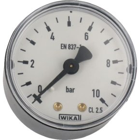Manometru MA5010B04PL Racord spate 0-10 bar Ø50 mm 1/4 in WIKA