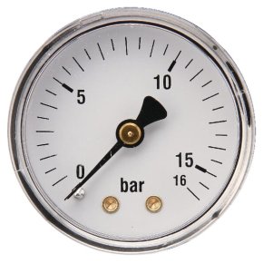 Manometru MA5016B04ST 6004 0-16 bar 1/4" spate Ø50 ET