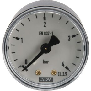 Manometru MA504B04PL Conectare Spate 0-4 bar 50 mm WIKA