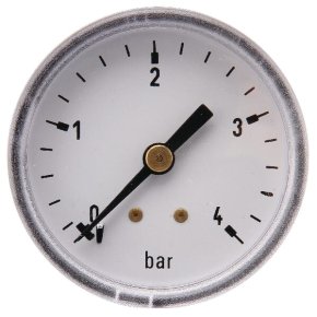 Manometru MA504B04ST 6004 0-4 bar 1/4 in Conectare spate 50 mm ET