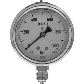 Manometru MA6301000L04SSGF 7211 Glicerină 1000 bar 63 mm 1/4" ET