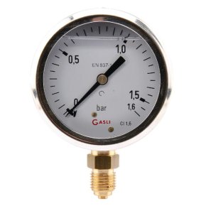 Manometru MA63016L04SSGF 7211 Analogic Glicerină Ø63 0-1.6 bar 1/4" ET