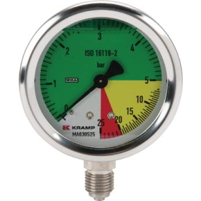 WIKA Manometru MA630525 63mm 1/4 BSP Conectare Inferioară 0-5 bar