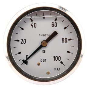 Manometru MA63100B04SSGF 7214 0-100 bar Ø63 1/4" Spate ET