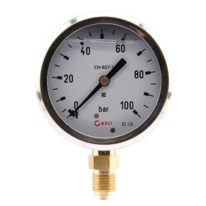 Manometru MA63100L04SSGF 7211 0-100 bar 1/4 in jos Ø63 mm ET