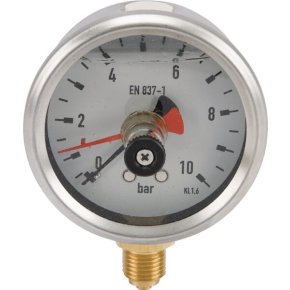 Manometru MA6310MEMPOINT 7211 Indicator Nivel Inox 0-10 bar Ø 63mm ET