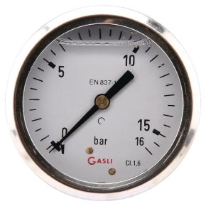 Manometru MA6316B04SSGF 7214 0-16 bar 1/4" spate Ø63 mm ET