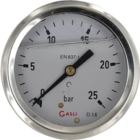 Manometru MA6325B04SSGF 7214 0-25 bar Ø63mm ET