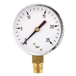 Manometru MA6325L04ST 6001 0-25 bar 1/4" BSP Jos Ø63 ET