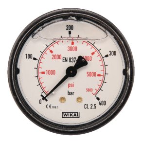 Manometru MA63400B04PLGF 0-400 bar 1/4 in spate Ø63 mm WIKA