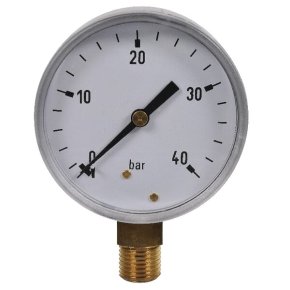 Manometru MA6340L04SS 7011 0-40 bar 1/4" jos Ø63 mm ET