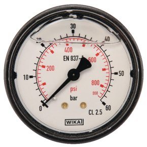 Manometru MA6360B04PLGF 0-60 bar 1/4 inch spate 63 mm WIKA