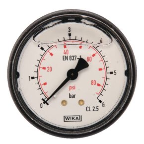 Manometru MA636B04PLGF 0-6 bar Ø63 mm 1/4 in WIKA