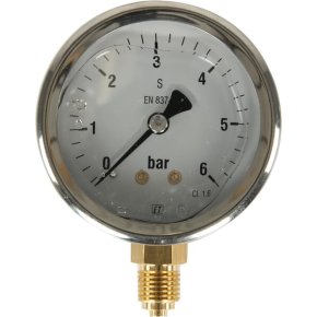 Manometru MA636L04SSGF 7211 0-6 bar Ø63 ET