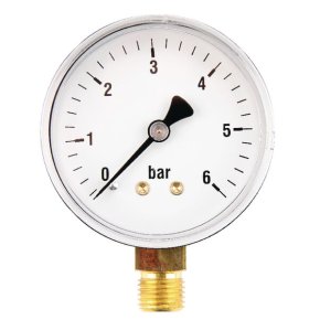 Manometru MA636L04ST 6001 0-6 bar Conectare inferioară Ø63 mm 1/4 in ET