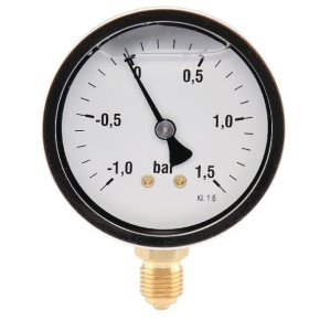 Manometru MAV630115L04SSGF 7211 Conectare inferioară Ø63 mm -1/+1,5 bar 1/4" ET