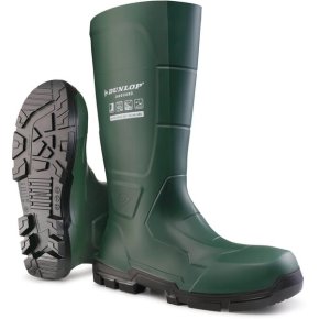 Dunlop Cizme de cauciuc NA2KL0137 JobGUARD Full Safety Protecție S5 SRC Verde Mărime EU 37