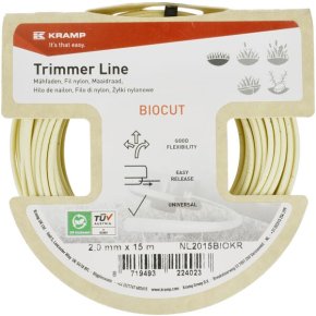 Kramp Fir trimmer NL2015BIOKR Biocut Starch Rotundă Ø2